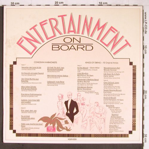 Comedian Harmonists / V.A.Swing: Entertainment on Board, Foc, MFP/Marifon, D Typ: 2LP Best.-Nr.: Y8808 Preis: 7,50 Euro