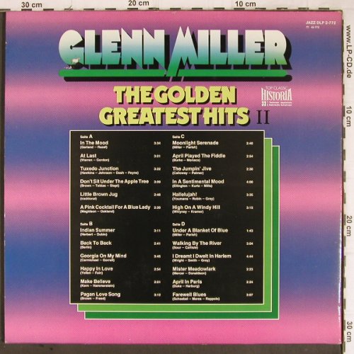 Miller,Glenn: The Golden Greatest Hits 2, Foc, Jazz-Line/Historia(2-772), D,hist rec,  - 2LP - Y8826 - 6,00 Euro