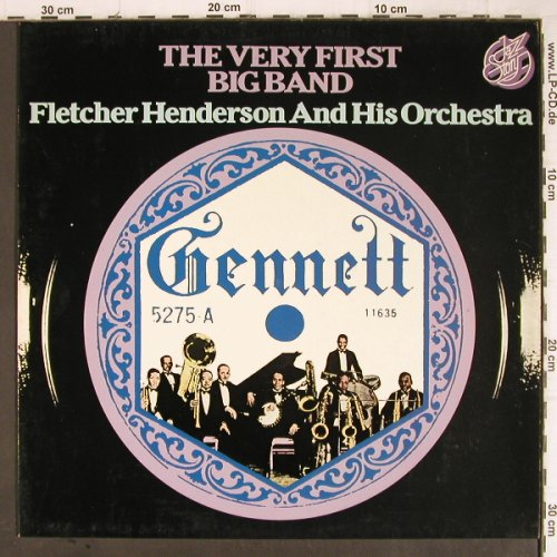 Henderson,Fletcher  and h.Orch.: The Very First Big Band (1923-27), Jazz Story (40.009), D, 1976 Typ: LP Best.-Nr.: Y8848 Preis: 7,50 Euro