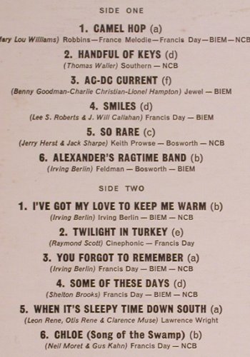 Goodman,Benny: Performance Recordings 1937-1938, MGM (MGM C 810), UK,Vol.3/3 Typ: LP Best.-Nr.: Y8858 Preis: 17,50 Euro