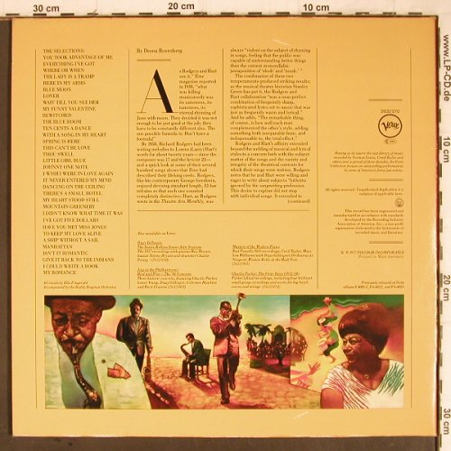 Fitzgerald,Ella: The Rodgers and Hart Songbook, Foc, Verve (2632 070), D, 1977 Typ: 2LP Best.-Nr.: Y8861 Preis: 17,50 Euro