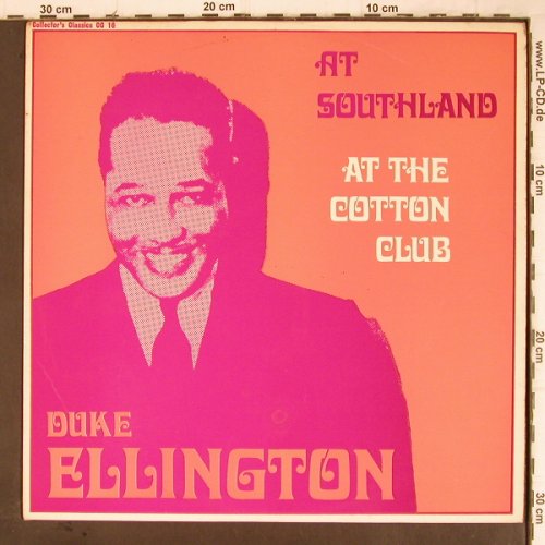 Ellington,Duke: Southland'40,At The Cotton Club'39, Collector's Classics (CC 16), DK Typ: LP Best.-Nr.: Y8865 Preis: 7,50 Euro