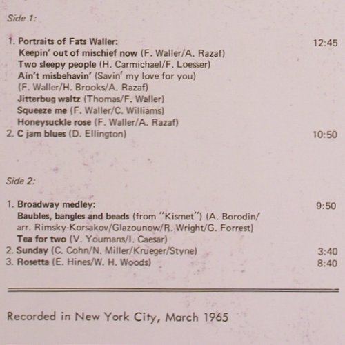 Hines,Earl & Roy Eldridge: Vol.1 & 2 (rec.1965), Mercury (134 591/606 MFY), NL, 1969 Typ: LP*2 Best.-Nr.: Y8873 Preis: 17,50 Euro
