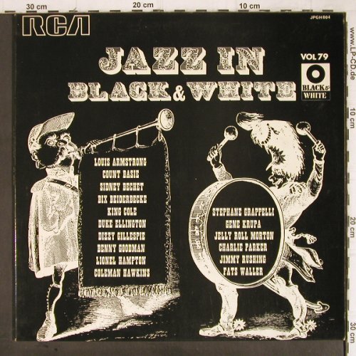 V.A.Jazz In Black and White Vol. 79: Armstrong... Stephane Grappelli,Foc, RCA(JPGH004), F, 1973 - LP - Y9045 - 6,00 Euro