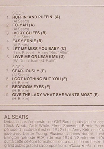 V.A.The Greatest of the Small Bands: Vol.5,Al Sears,Coleman Hawkins..., RCA (Vol.117)(FPM1 7014), F,  - LP - Y9046 - 6,00 Euro
