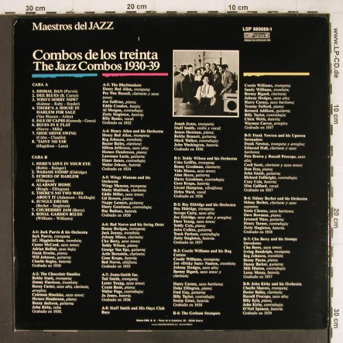 V.A.Combos de los treinta: 1930-39,H.Red.Allen..Jones-SmithINC, CBS Maestros del Jazz(LSP 980689-1), E, Booklet, 1988 - LP - Y9056 - 7,50 Euro