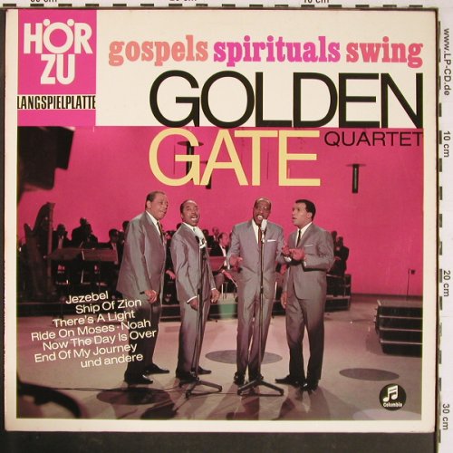 Golden Gate Quartet: Gospels, Spirituals, Swing, HörZu / Columbia(SHZE 237), D, 1968 - LP - Y908 - 9,00 Euro