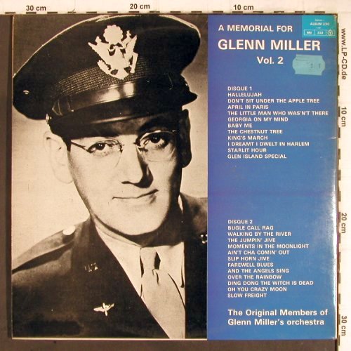 Miller,Glenn: A Memorial for, Vol.2, Foc, Festival(230), F,  - 2LP - Y9122 - 6,00 Euro