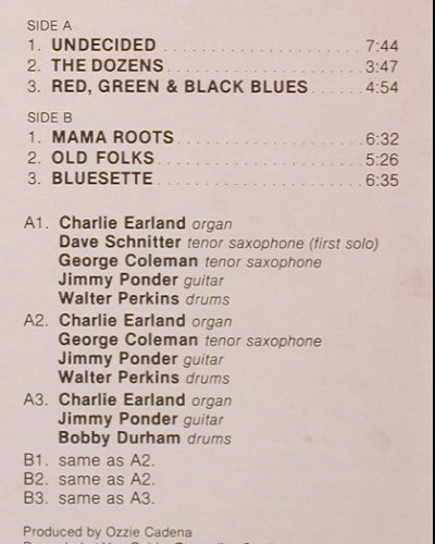 Earland,Charlie: Mama Roots, m-/vg+, Muse Record (MR 5156), US, 1978 Typ: LP Best.-Nr.: Y9144 Preis: 12,50 Euro