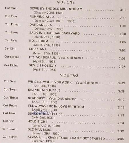 Berigan,Bunny: Down by the old Mill Stream..30's, Jazz Archives (JA-11), US, 1973 Typ: LP Best.-Nr.: Y9149 Preis: 9,00 Euro