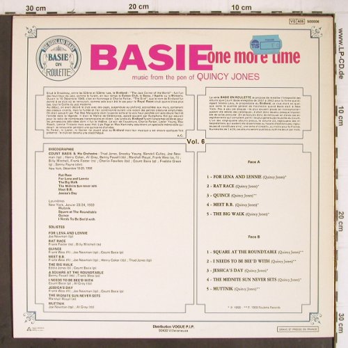 Basie,Count: Basie one more time (1958-59), Roulette/Vogue (500006), F, Ri Typ: LP Best.-Nr.: Y9157 Preis: 9,00 Euro
