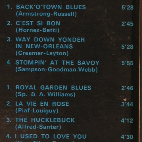 Armstrong,Louis: Same, Live Toronto 1951, Musidisc,Live Toronto (30 CV 1316), F,Ri, 1951 Typ: LP Best.-Nr.: Y9160 Preis: 7,50 Euro