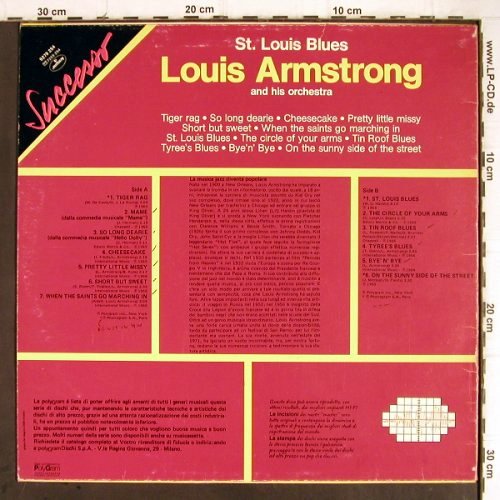 Armstrong,Louis: St.Louis Blues (1964-66), woc, Mercury (9279 254), I, Ri Typ: LP Best.-Nr.: Y9186 Preis: 5,00 Euro