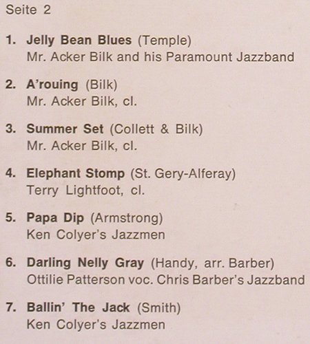 V.A.Dixie ABC: Acker Bilk, Barber, Colyer, 14 Tr., Metron.(HLP 10.012), D, 1967 - LP - Y9228 - 7,50 Euro