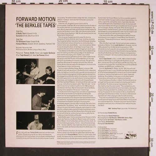 Forward Motion: Berklee Tapes, hep Rec.(HEP 2026), UK, 1985 - LP - Y927 - 9,00 Euro