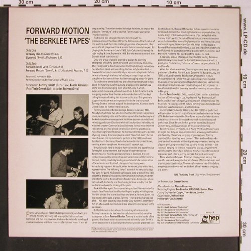 Forward Motion: Berklee Tapes, hep Rec. (HEP 2026), UK, 1985 Typ: LP Best.-Nr.: Y927 Preis: 9,00 Euro