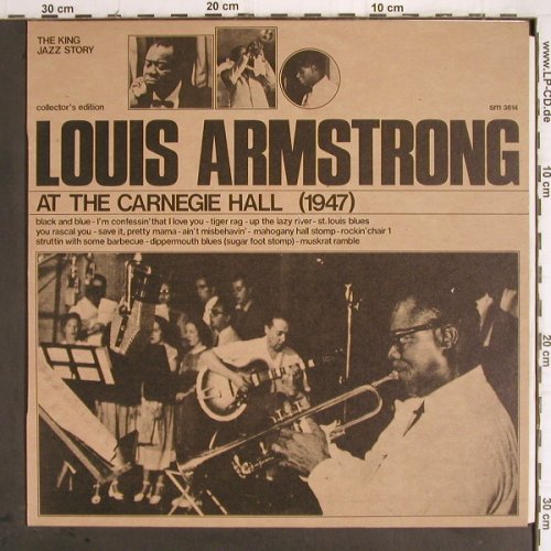Armstrong,Louis: At Carnegie Hall (1947), woc, stoc, Joker (SM 3614), I Typ: LP Best.-Nr.: Y9551 Preis: 6,00 Euro
