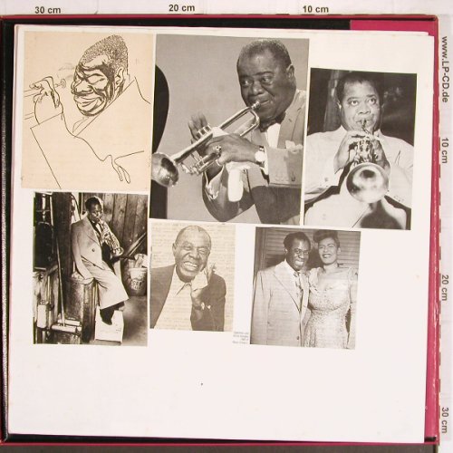 Armstrong,Louis: Satchmo-A Musical Autobiography,Box, Coral (COPS 2619/1-4), D+Collage Typ: 4LP Best.-Nr.: Y9553 Preis: 17,50 Euro