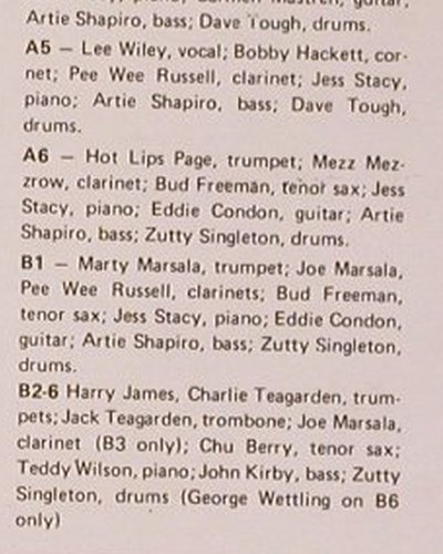 V.A.The Legendary St.Regis Jam Sess: 1938-39,Marty Marsala.. G.Wettling, Alamac Records(QSR 2445), US,vg+/vg+,  - LP - Y9706 - 12,50 Euro