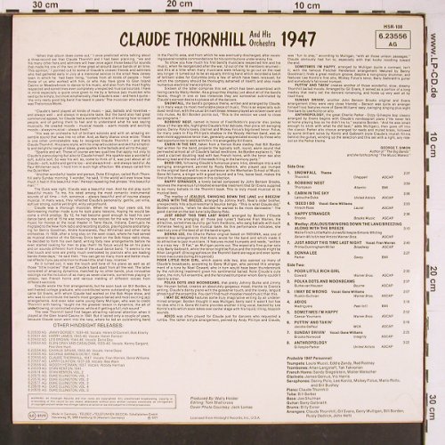 Thornhill,Claude and his Orch.: The Uncollected, 1947, Decca(6.23556 AG), D, 1978 - LP - Y997 - 7,50 Euro