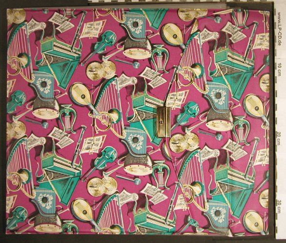 Album: Kunststoff Instrumente, lila, mit Schlüssel(), 16 Taschen,  - Album - Z99 - 5,00 Euro