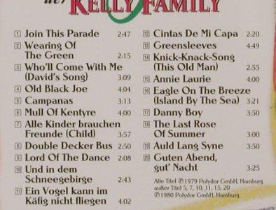 Kelly Family: Die schönsten Songs der (Teil1), Polydor (523 927-2), D, 1994 Typ: CD Best.-Nr.: 80186 Preis: 7,50 Euro