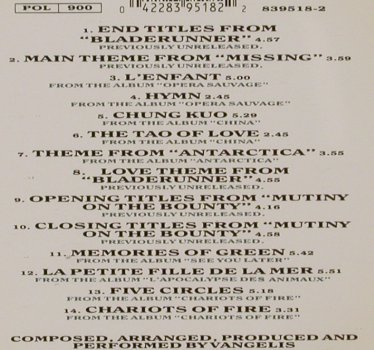 Vangelis: Themes, Polydor(), D, 1989 - CD - 80221 - 7,50 Euro