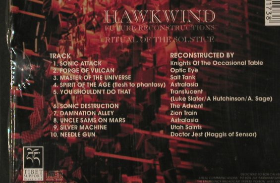 Hawkwind: Ritual of the Solstice,Digi, FS-New, Tibet Support Group(EBSScd 117), UK, 1996 - CD - 80230 - 15,00 Euro