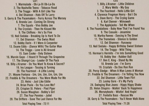 V.A.Greatest Hits of the 60s: Marmalade...Gerry&Pacemaker, 56Tr., Performance/DeltaMusic (38129), UK, 2004 Typ: 2CD Best.-Nr.: 80262 Preis: 10,00 Euro