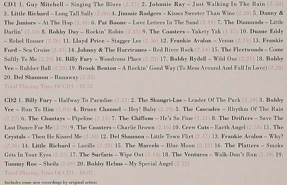 V.A.40 Rock'n'Roll Favourites: Guy Mitchel...Bobby Helms,40 Tr., Performance/DeltaMusic (38139), UK, 2005 Typ: 2CD Best.-Nr.: 80266 Preis: 10,00 Euro
