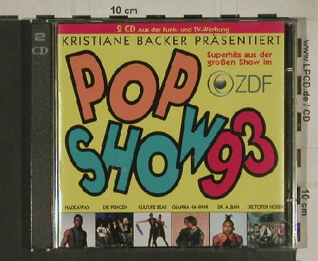 V.A.Pop Show 93: Kristiane Backer,Take That..B.Tyler, Ariola/BMG (74321 17064 2), D, 1993 Typ: 2CD Best.-Nr.: 80426 Preis: 5,00 Euro