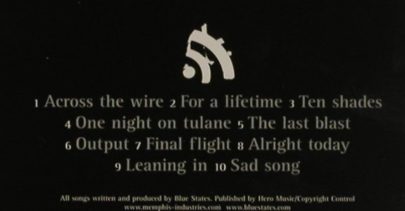 Blue States: The Soundings,Promo, 10 Tr., Digi, Memphis Industries, UK,Digi, 2004 Typ: CD Best.-Nr.: 80524 Preis: 5,00 Euro