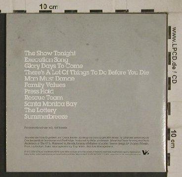 Johnossi: Same, Promo 11 Tr. Digi, V2 (VVR1040232P), EU, 2006 Typ: CD Best.-Nr.: 80549 Preis: 5,00 Euro