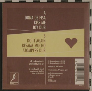 Don Air: Don't Suffer in Silence ,6Tr. EP., Response Rec. (RESPO11CD), UK, 1999 Typ: CD5" Best.-Nr.: 80569 Preis: 10,00 Euro