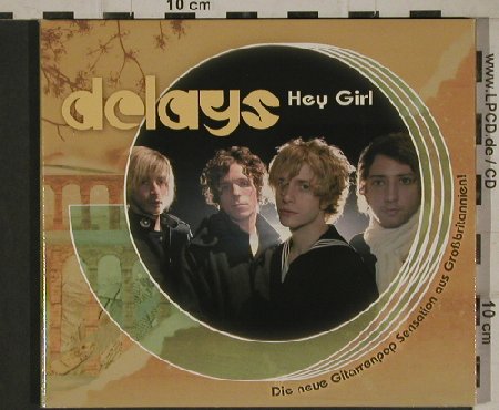 Delays: Hey Girl +2, Promo,  Digi, RoughTrade(), , 2004 - CD5inch - 80588 - 3,00 Euro