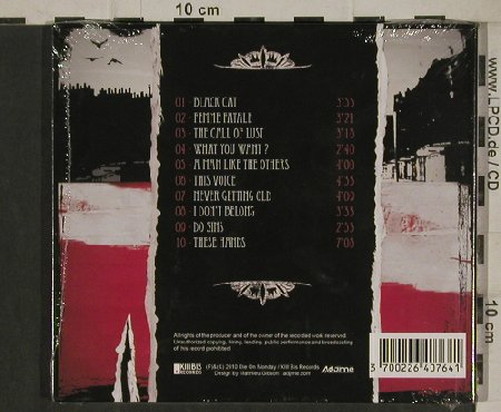 Die On Monday: Black Cat, Digi, FS-New, XIIIbisRec (70022640764), , 2010 Typ: CD Best.-Nr.: 80627 Preis: 5,00 Euro