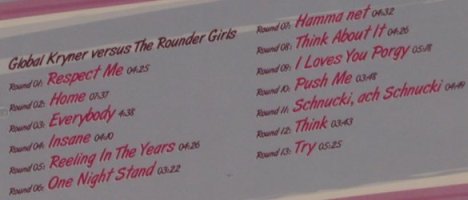 Global Kryner vs the Rounder Girls: Same, FS-New, Blauzucker (03), A, 2009 Typ: CD Best.-Nr.: 80662 Preis: 7,50 Euro