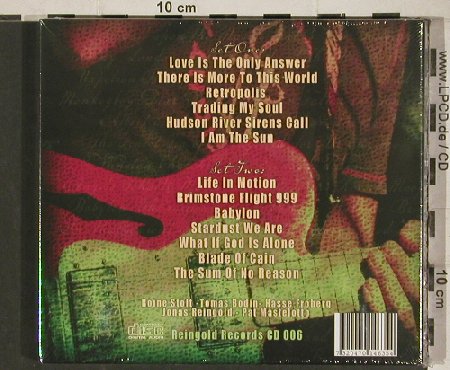 Flower Kings: Tour Kaputt, Live2007, Digi, FS-New, Reingold Rec. (CD006), , 2011 Typ: 2CD Best.-Nr.: 80861 Preis: 10,00 Euro