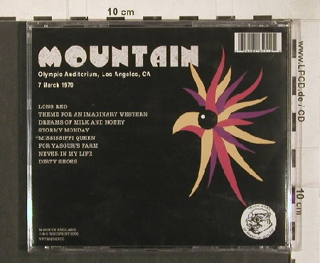 Mountain: Live at Olympic Auditorium 1970, Voiceprint(VPTMQ023cd), UK,FS-New, 2005 - CD - 80976 - 10,00 Euro