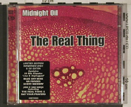 Midnight Oil: The Real Thing, Lim.Ed.+CD5", Columbia(498278.9), D, 2000 - 2CD - 81048 - 10,00 Euro