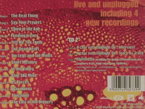 Midnight Oil: The Real Thing, Lim.Ed.+CD5", Columbia(498278.9), D, 2000 - 2CD - 81048 - 10,00 Euro