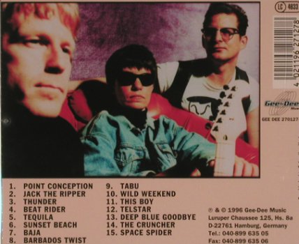 Susan & The Surftones: Thunder Beach, 15 Tr., Gee-Dee (2700127-2), D, 1996 Typ: CD Best.-Nr.: 81084 Preis: 10,00 Euro
