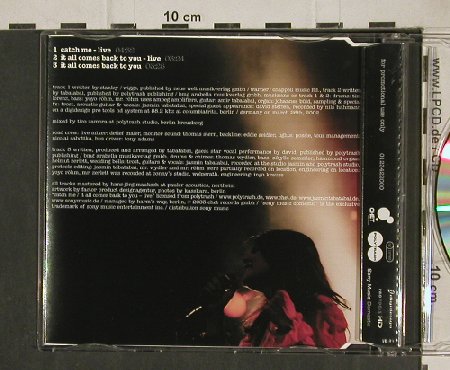 Tabatabai,Jasmin: Catch me, Live, Promo,3Tr., Chet (SAMPCM 12342 2), D, 2003 Typ: CD5" Best.-Nr.: 81109 Preis: 5,00 Euro