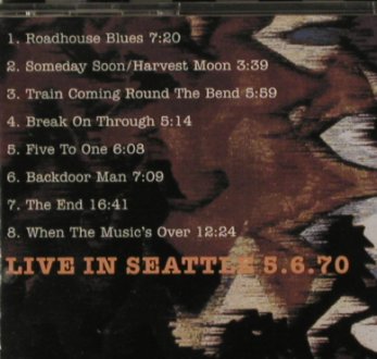 Doors: Lizard King-Live in Seattle, 1970, Crocodile Beat (53009), , 1993 Typ: CD Best.-Nr.: 81239 Preis: 10,00 Euro