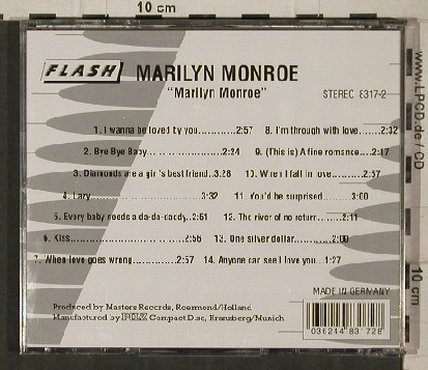 Monroe,Marilyn: Same, Flash /Pilz(), D,  - CD - 81268 - 5,00 Euro