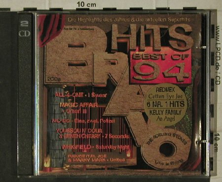 V.A.Bravo Hits: Best of ' 94 , 39Tr., EMI, D, 1994 Typ: 2CD Best.-Nr.: 81637 Preis: 7,50 Euro