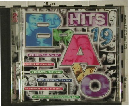 V.A.Bravo Hits 19: Sash !...X-Perience, 40 Tr., Polystar (8 23455 27), D, 1997 Typ: 2CD Best.-Nr.: 81638 Preis: 7,50 Euro