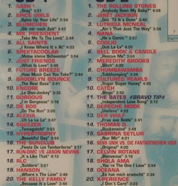 V.A.Bravo Hits 19: Sash !...X-Perience, 40 Tr., Polystar (8 23455 27), D, 1997 Typ: 2CD Best.-Nr.: 81638 Preis: 7,50 Euro