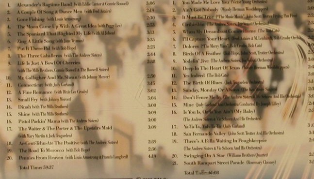 Crosby,Bing & Friends: Sing and Swing with Bing, Tim (220500), , 2001 Typ: 2CD Best.-Nr.: 81674 Preis: 5,00 Euro