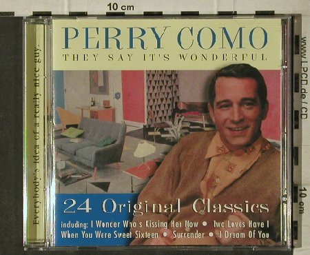 Como,Perry: 24 Original Classics, Prism Leisure (PLAT CD 592), B Typ: CD Best.-Nr.: 81678 Preis: 4,00 Euro